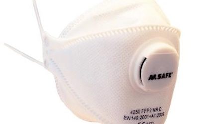M-Safe 4250 stofmasker FFP2 NR D met uitademventiel