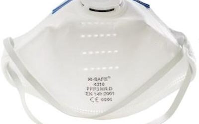 M-Safe 4310 stofmasker FFP3 NR D met uitademventiel